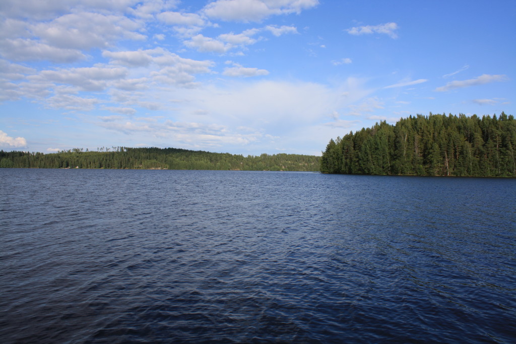 Just one of the many lakes in Finland.