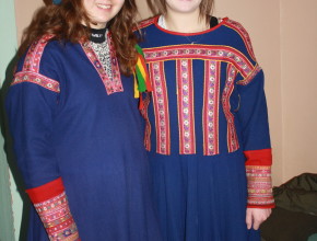 Traditional Lapland people outfits. Hahaha